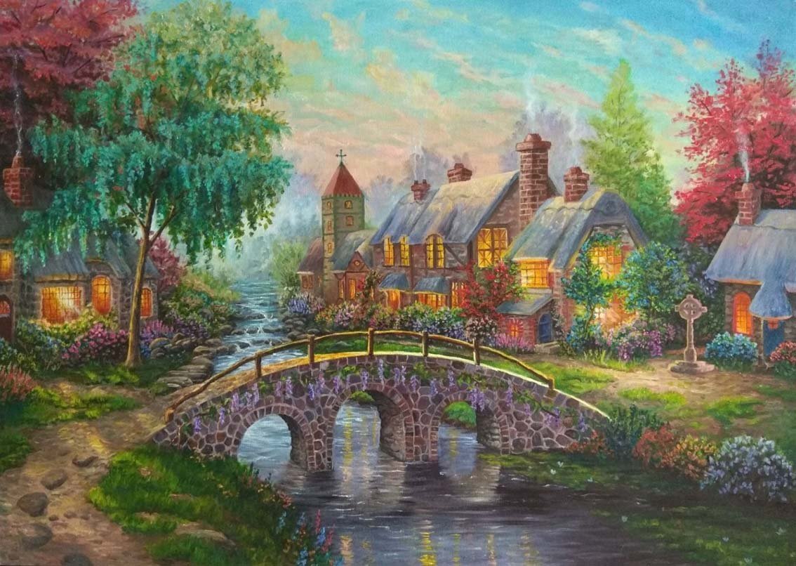 Thomas kinkade картины