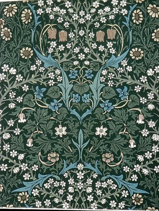 Культовые предметы интерьера: обои William Morris | Строительство и ...