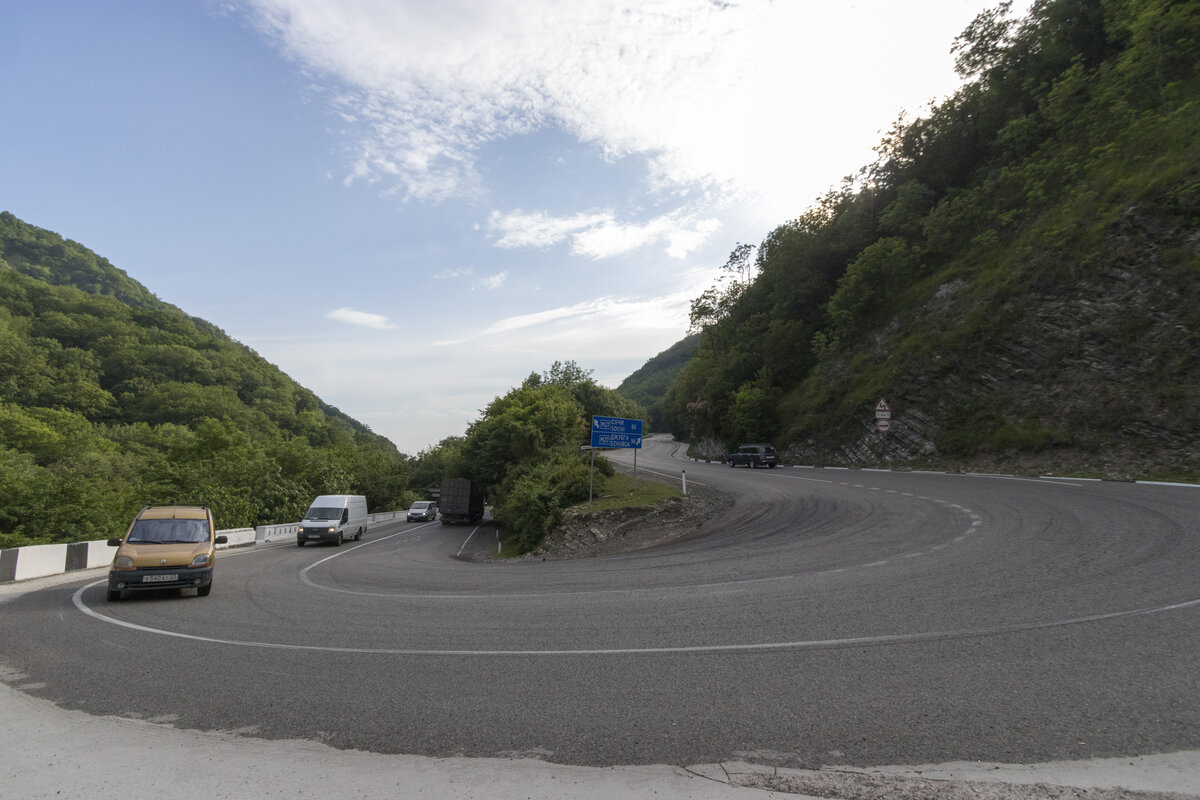 Тещин язык у Мамедовой щели. Серпантин до Адлера.