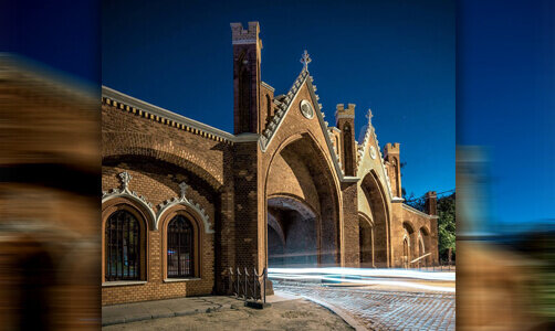 Бранденбургские ворота в Калининграде, где ныне располагается Музей марциапана. Фото