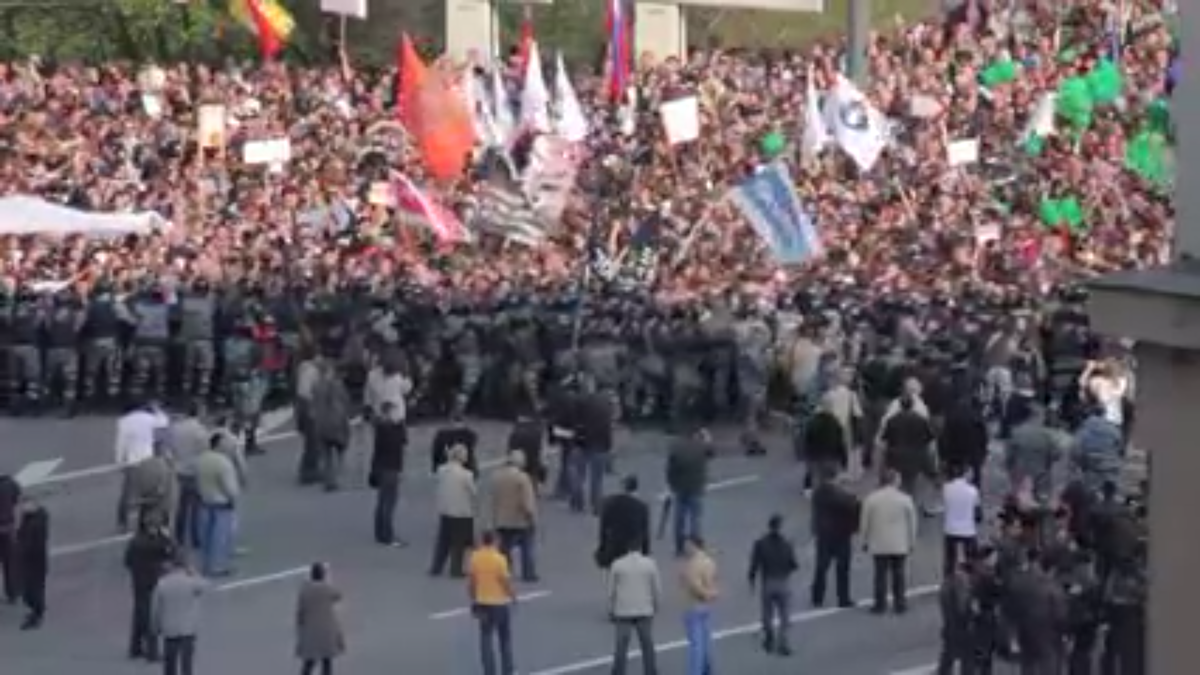 Митинги в москве видео прямая трансляция