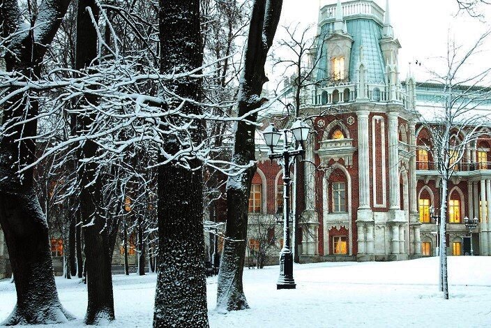 Царицыно, вечер перед Рождеством