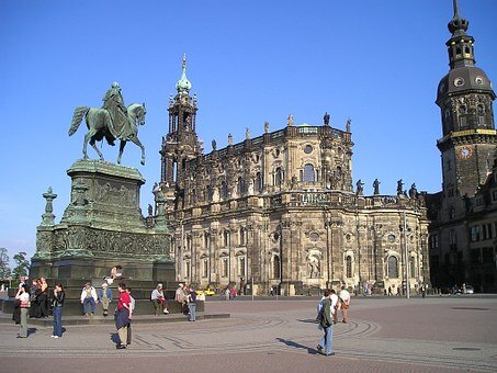 Исторический центр Дрездена. фото https://pixabay.com/
