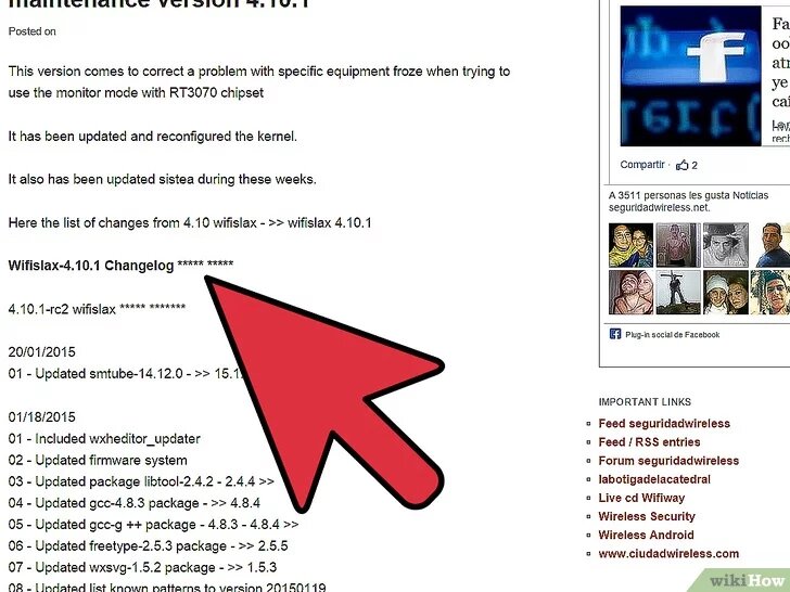 Изображение с названием Crack a Wep Protected Wi Fi With Airoway and Wifislax Step 2