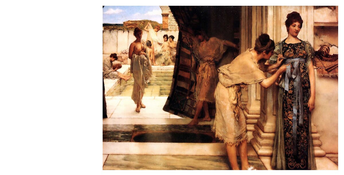 «Фригидарий» — Лоуренс Альма-Тадема, 1890 г. 