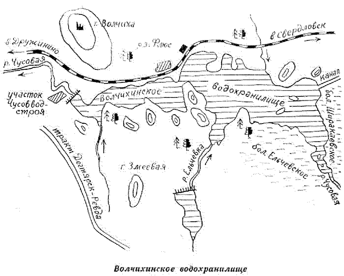 Карта глубин белоярка