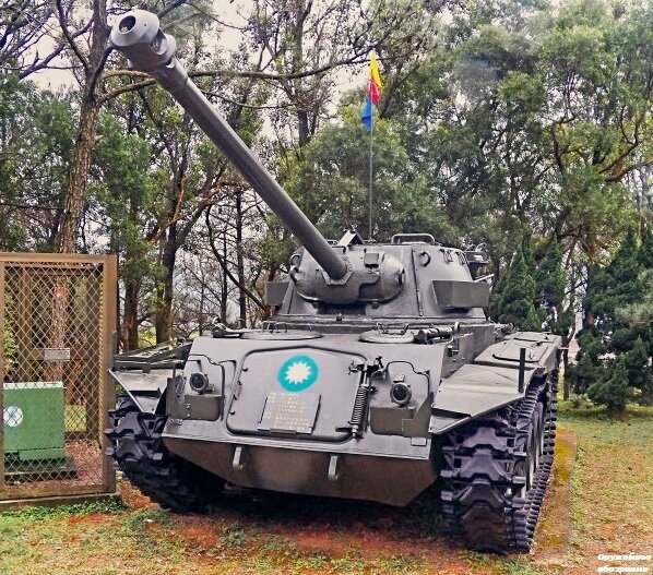 Легкий танк Type 64 Hybrid в музее Тайваня