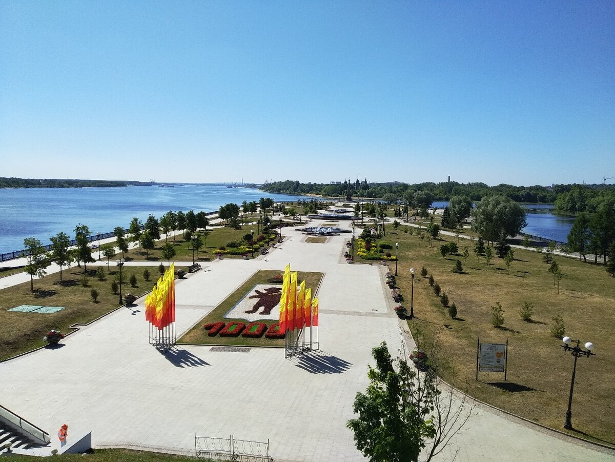 Набережная Ярославля.