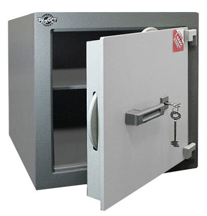 Не очень вместительный, но тяжелый зараза! Зато злоумышленник не вскроет его отверткой! Фото с сайта сейф73.рф