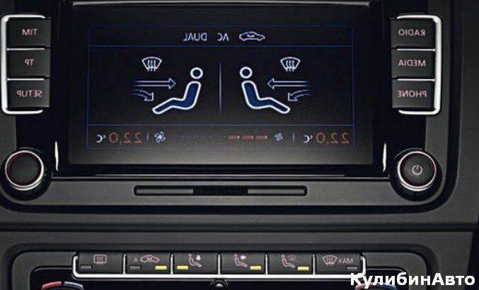 Фото управления кондиционера в авто