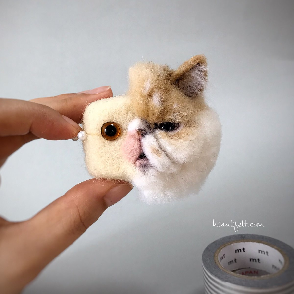 Мордочка котика "до" и "после"