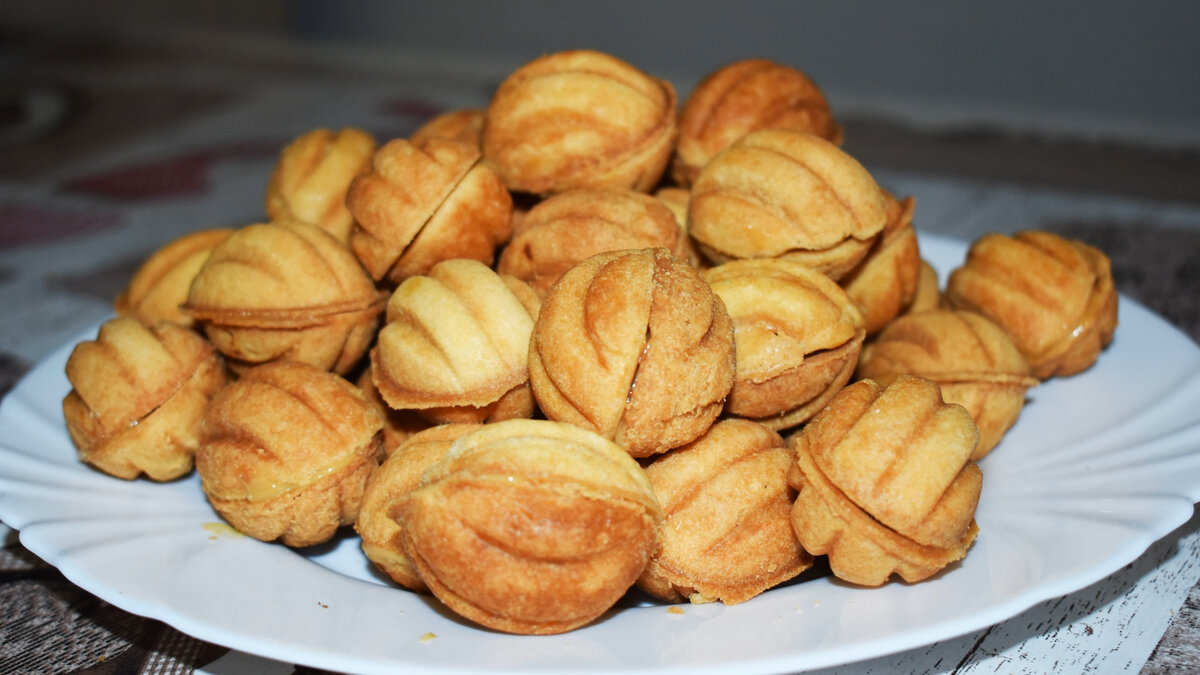 Печенье орешки со сгущенкой: рецепт Как приготовить с фото — PapiGutto