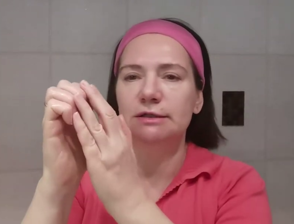 Массаж костяшками пальцев. 