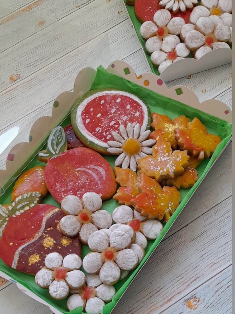 Набор вкусного печенья. 