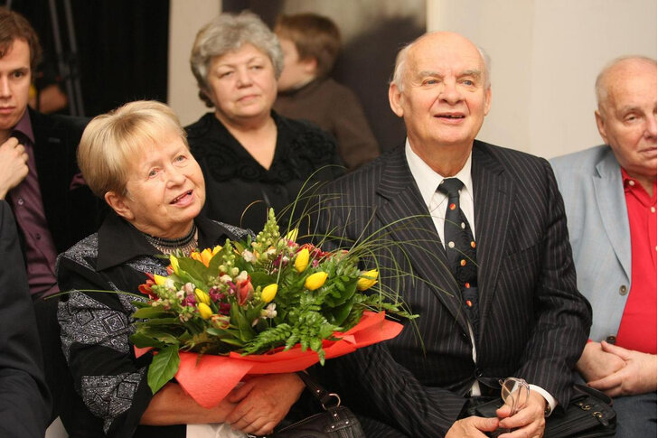    08.12.08. Открытие фестиваля "Алексей Баталов и русская литературная классика". Александра Пахмутова, Николай Добронравов