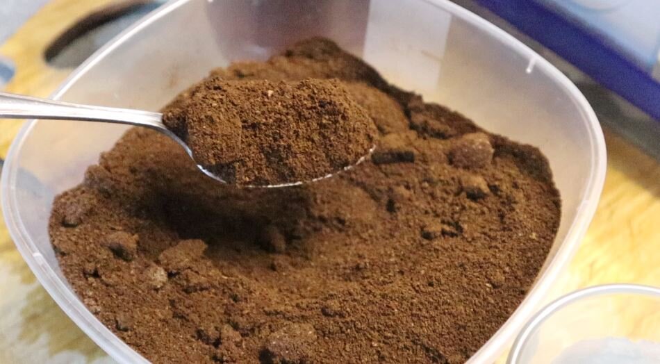 Кофейный жмых.
