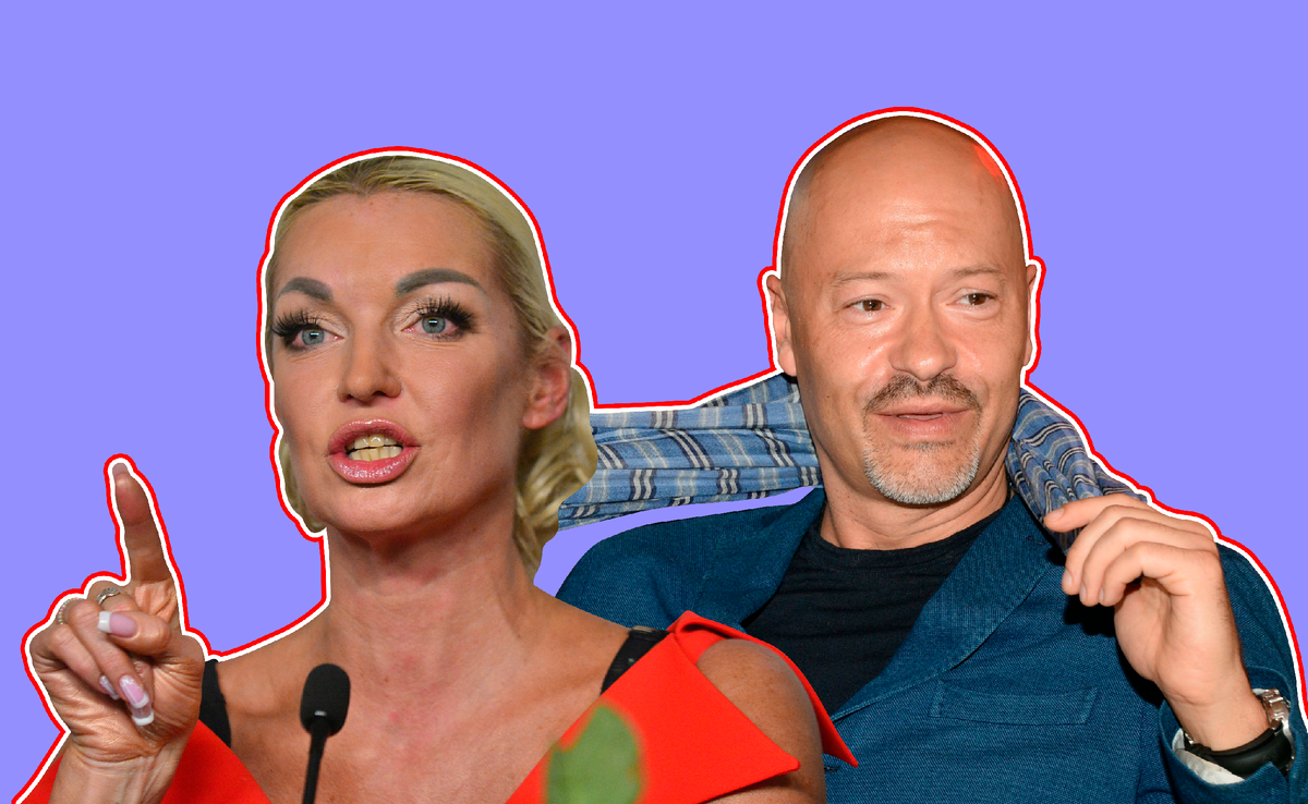 Анастасия Волочкова, Федор Бондарчук. Фото: Pavel Kashaev/Global Look Press, Anatoly Lomohov/Global Look Press, коллаж Даниила Опарина/РКП