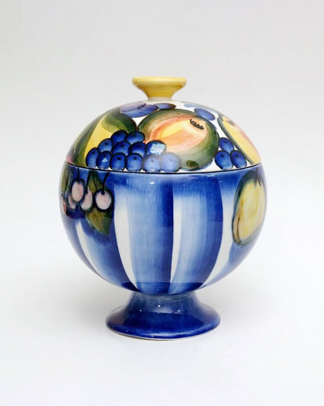 Компотница из набора «Фрукты». 1973 год, ЗиК. Автор Николай Алексеевич Коковихин