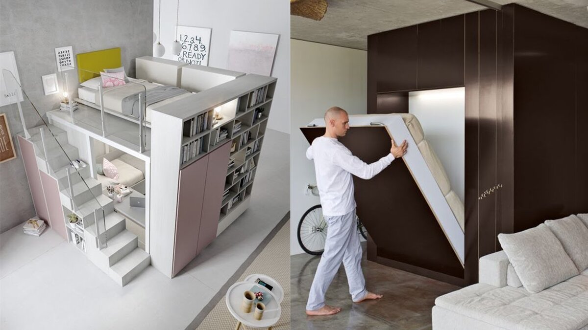 Кровать-трансформер: новый тренд в мебельном дизайне интерьера 2023 года