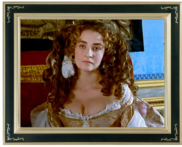 Мадам де Монтеспан. Кадр из фильма L'allée du roi / «Королевская аллея». В российском прокате «Путь короля»,1996 г. Франция.