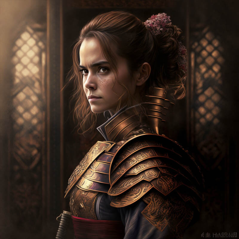 Гермиона Грейнджер. Нейросеть: Midjourney. Пользователь: u/cassien-crombez.