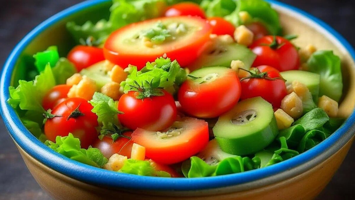 Быстрый салат из огурцов с помидорами на зиму – пошаговый рецепт с фото