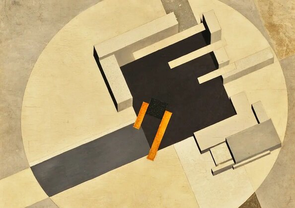 Лисицкий. Проун 1Е (Город). 1919.