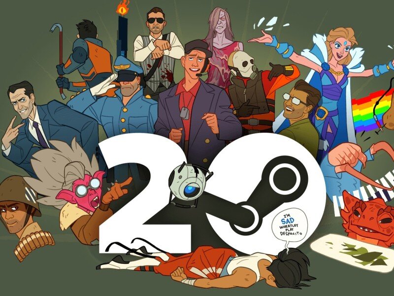    В Steam запустили акцию в честь 20-летнего юбилея — со скидками и историей магазина