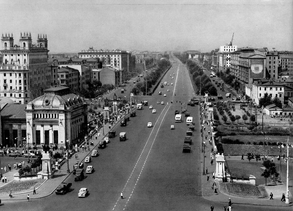 Ленинградский проспект 1930 год. Ленинградский проспект 1960. Ленинградский проспект Москва в СССР. Ленинградский проспект 1945.