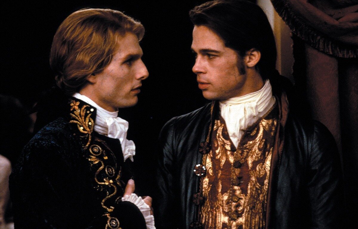 "Интервью с вампиром" 1994г с Томом Крузом и Брэдом Питтом