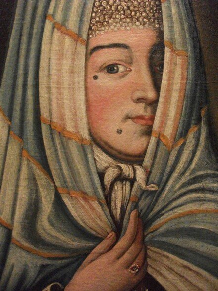 Портрет купчихи с мушками