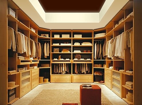 Дизайн гардеробной комнаты (50+ фото)
