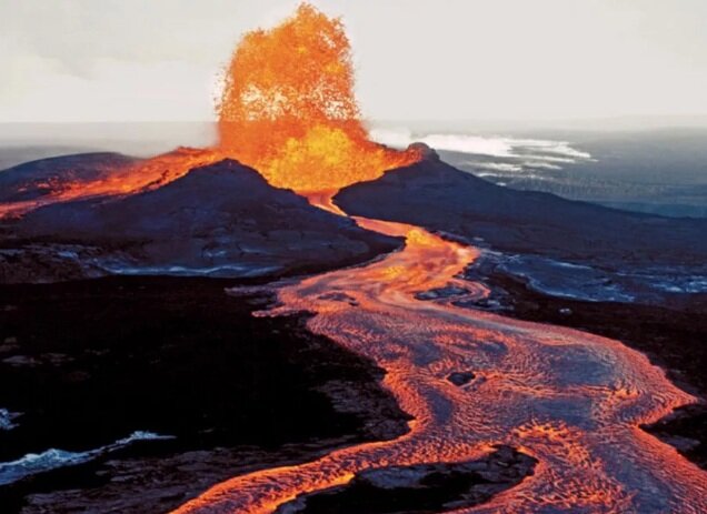 Извержение вулкана