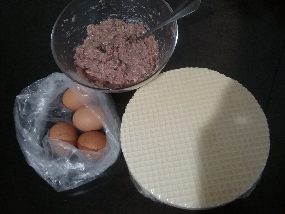 Блюда из вафельных коржей