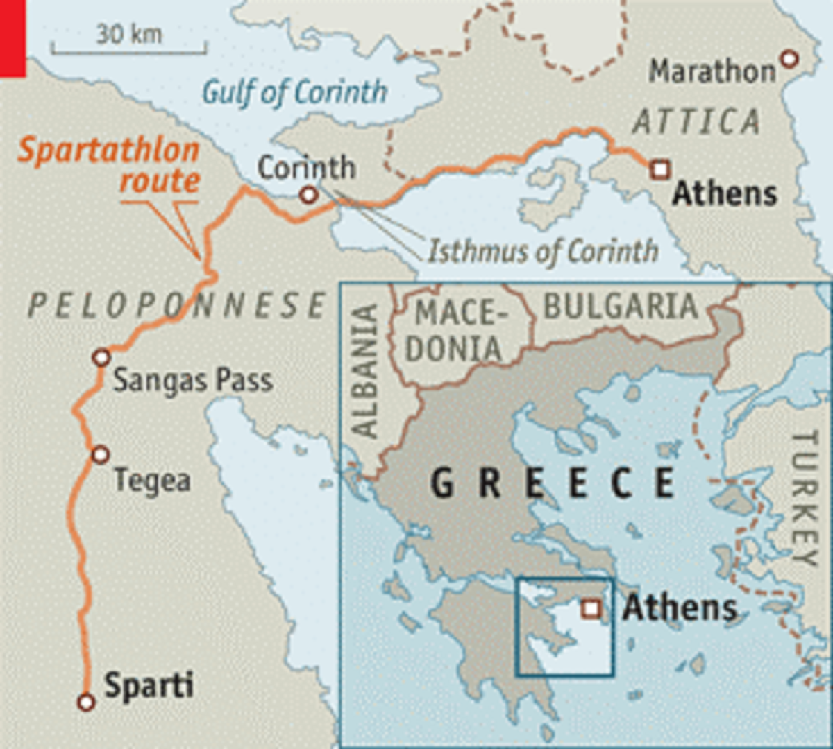 Из Спарты в Афины
