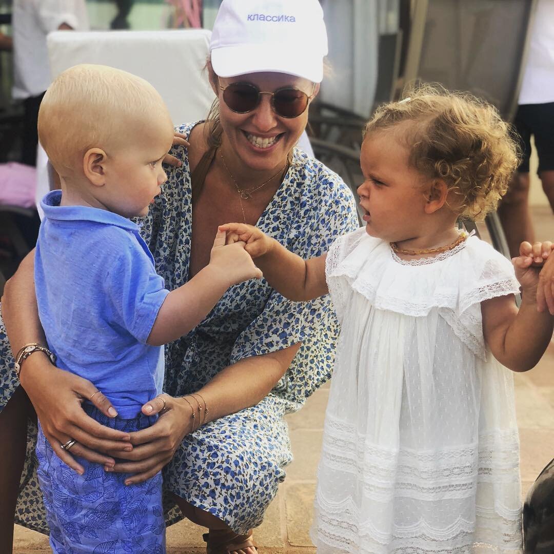 Ксения Собчак с сыном Платоном