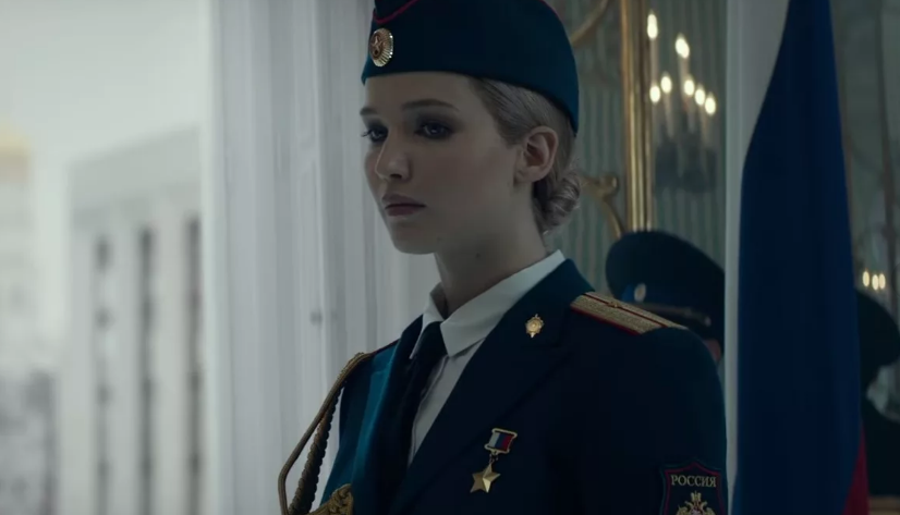кадр из фильма ''Красный воробей''