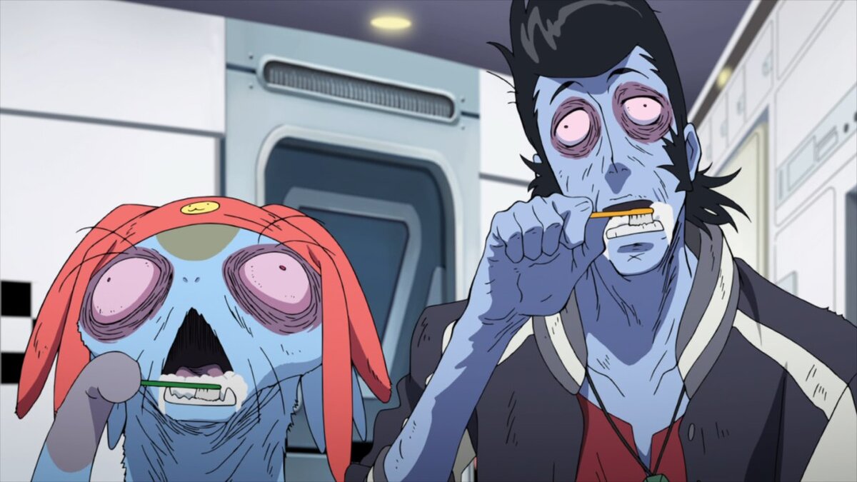 Серия про зомби.