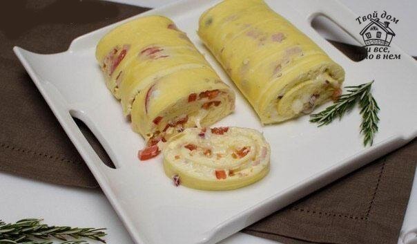 Рулет на белках - простой и вкусный рецепт с пошаговыми фото