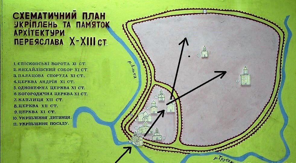 Переяславль хмельницкий карта