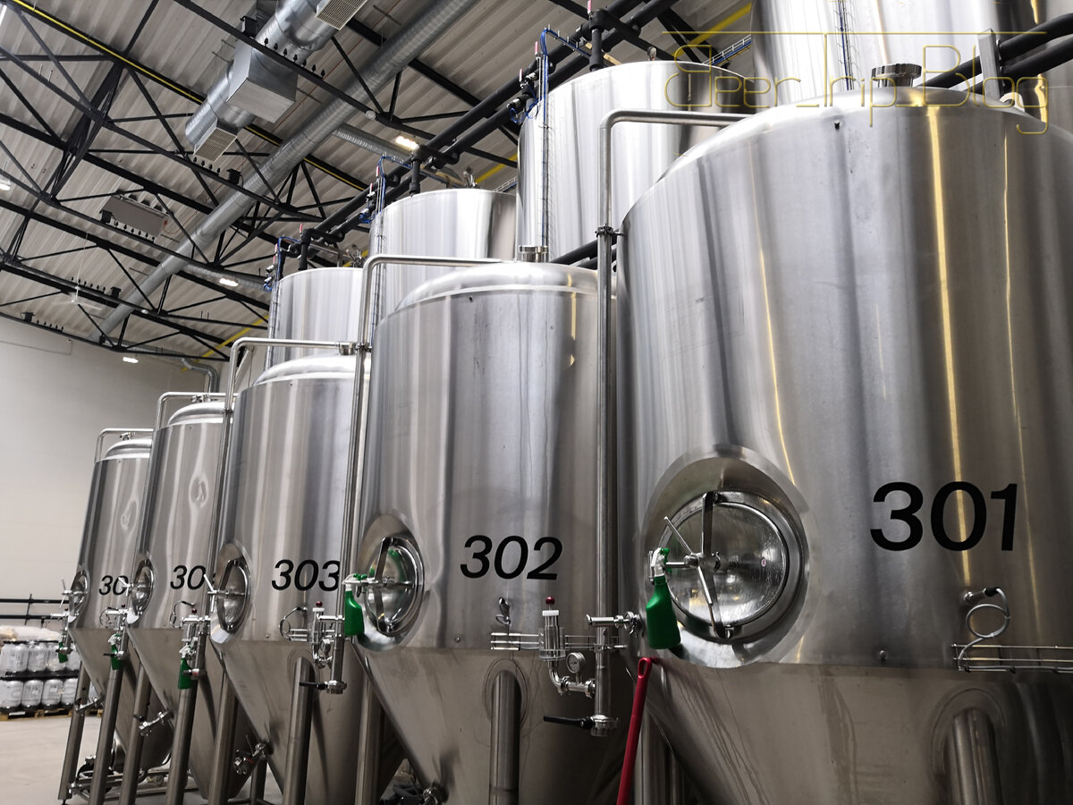 Бродильно - лагерное отделение. Место где дрожжи трудятся на вкусом и ароматом готового продукта.