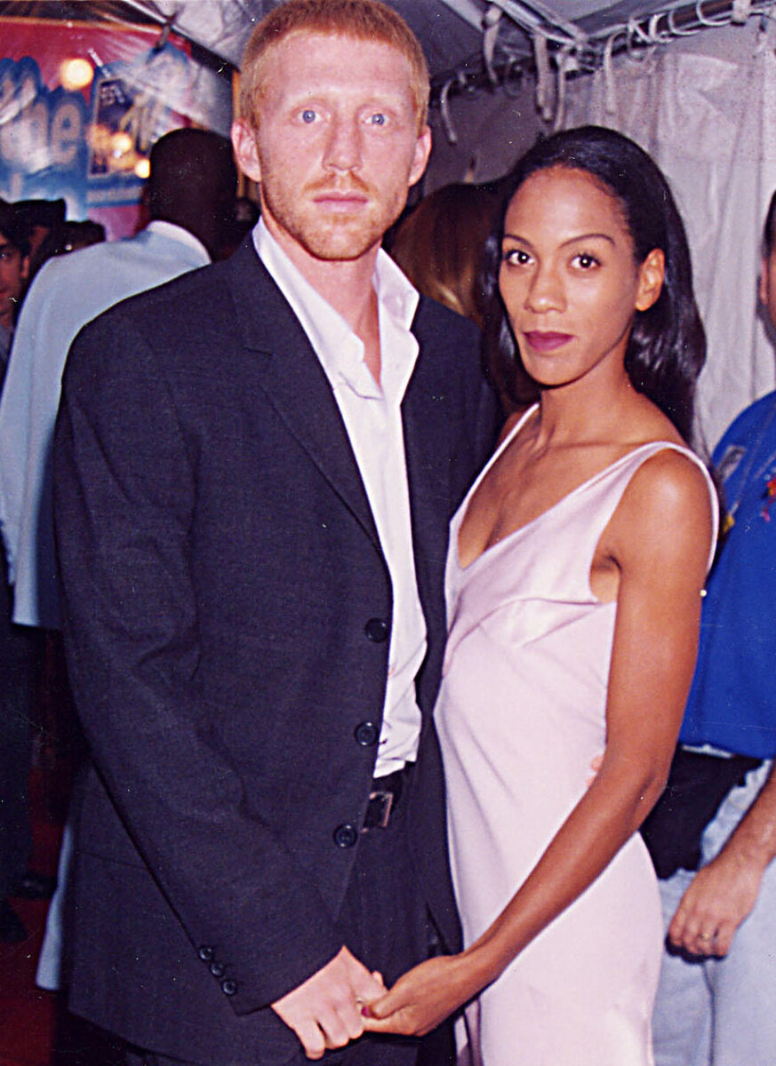 Борис Беккер с женой Барбарой 