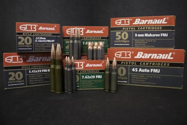 BarnauL Боеприпасы!Боеприпасы BarnauL - это высококачественные боеприпасы из российской стали!BarnauL производит качественные боеприпасы уже более 70 лет. Во время Второй мировой войны компания BarnauL Ammunition произвела более 1,8 миллиарда патронов - больше, чем производство всех заводов по производству боеприпасов в царской России во время Первой мировой войны.Барнаул предлагает широкий ассортимент боеприпасов. В Барнауле есть подходящие боеприпасы, от малой до большой игры, спортивной стрельбы и личной защиты.Компания BarnauL Ammunition в настоящее время производит около 200 разновидностей охотничьих, спортивных и самооборонительных боеприпасов для пистолетов, винтовок и дробовиков, а также более 20 разновидностей боевых боеприпасов в стальном корпусе.Варианты стальных корпусов включают лакированное покрытие, полимерное покрытие, цинковое покрытие и латунное покрытие.Знаете ли вы, что, возможно, уже стреляли боеприпасы BarnauL?Боеприпасы BarnauL в течение многих лет импортировались в США под различными известными торговыми марками США. Наши боеприпасы теперь доступны в США под нашим собственным брендом BarnauL!Не идите на компромисс, стреляйте по оригиналу.Ищите боеприпасы BarnauL, когда планируете следующую дальнюю поездку!Текущие предложения США:.223 × 5,56 × 45 FMJ, HP и SP (стальной корпус с полимерным покрытием)7,62 × 39 FMJ, HP и SP (стальной корпус с лакированным покрытием)5,45 × 39 FMJ (стальной корпус с полимерным покрытием)7,62x54R FMJ, HP и SP (стальной корпус с лакированным покрытием)45Auto FMJ (стальной корпус с полимерным покрытием)9 × 18 Макаров FMJ (стальной корпус с полимерным покрытием)Для получения дополнительной информации посетите сайт BarnauL: https://www.barnaulammo.com/19-го векаБарнаульские боеприпасы имеют богатую историю, начиная с 19 века.Его происхождение происходит из Санкт-Петербурга, где был основан один из первых в России картриджных заводов.Этот завод по производству боеприпасов, обозначенный как «Арсенал П», обеспечивал российскую армию боеприпасами во время Первой мировой войны.1918Арсенал П был эвакуирован из-за гражданской войны в России и был восстановлен в Подольске.1941во время Второй мировой войны завод был вновь эвакуирован и восстановлен в своем нынешнем месте в Барнауле.Барнаульские боеприпасы десятилетиями использовались военнослужащими по всему миру.сегодняБарнаульская компания по производству боеприпасов, опираясь на многолетний производственный опыт и боевые испытания, предлагает широкий ассортимент боеприпасов для спорта, охоты и индивидуальной защиты.MKS Supply, LLC является дистрибьютором товаров, которые контролируются в соответствии с Законом о контроле над экспортом оружия, Правилами международной торговли оружием, Законом об управлении экспортом, Правилами администрирования экспорта и другими регулирующими законами и положениями. Ни один товар, приобретенный у MKS Supply, LLC, не может быть законно вывезен без необходимой лицензии Государственного департамента США или Министерства торговли США, в зависимости от обстоятельств. Любой желающий экспортировать любой товар, проданный MKS Supply, LLC янесет ответственность за обеспечение того, чтобы он выполнил все требования в отношении лицензирования или освобождения и чтобы экспорт соответствовал всем применимым законам и правилам. Несоблюдение таких законов является тяжким уголовным преступлением, наказуемым значительным тюремным сроком, штрафами и другими штрафами, и MKS Supply, LLC обязано по закону сообщать об известных или предполагаемых нарушениях соответствующим органам. 