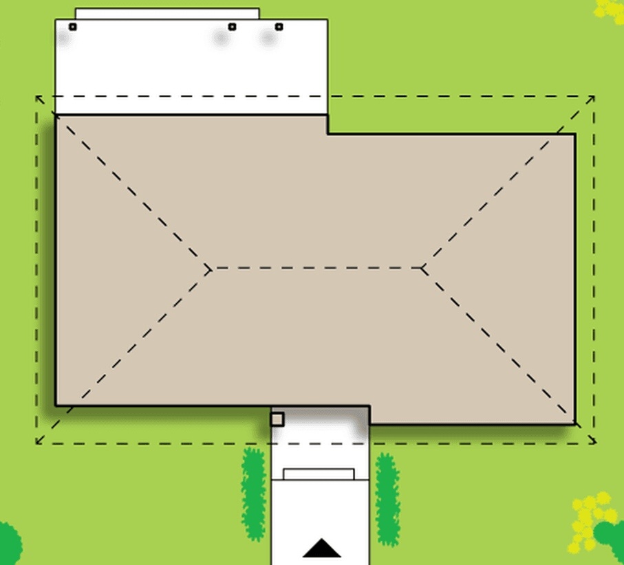 Размеры участка. Источник изображения Яндекс Фото.