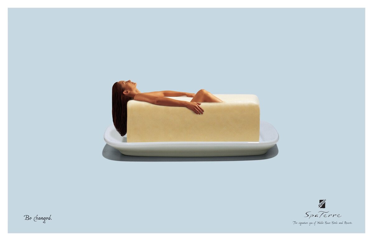 один из атмосферных рекламных постеров Spa Terre Italy