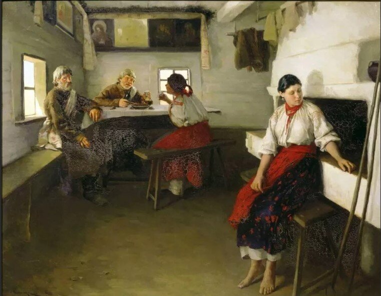 Н. Пимоненко "Сваты" 1882г