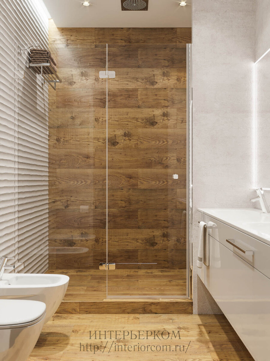 
Заказчики данного проекта намеренно отказались от ванной.
 