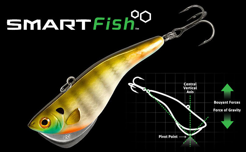   Оригинальная развесовка уловистой джиг приманки SmartFish позволяет ей всегда занимать заданное положение и обеспечивает живую игру. 