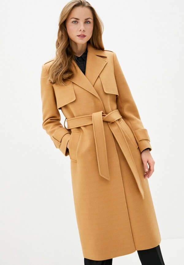 Классическое бежевое невероятно красивое пальто. 80% шерсти. Оно тут - https://www.lamoda.ru/p/mp002xw14f03/clothes-vivaldi-palto/