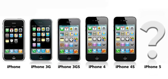 Эволюция модельного ряда Iphone